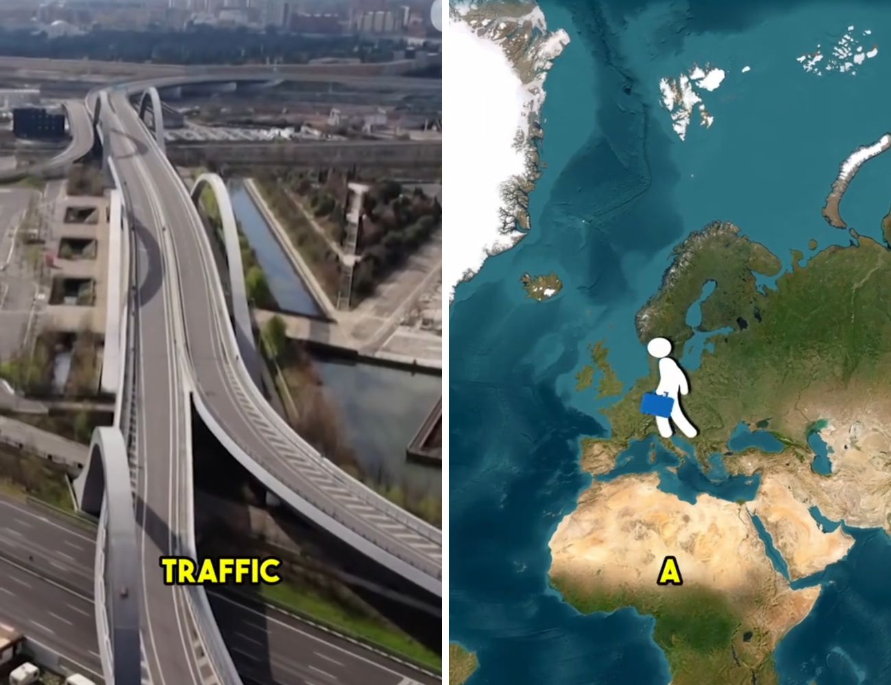 Secondo 'The Geo Guy', se sulla Terra rimanessero solo 1000 persone, le strade sarebbero vuote e si potrebbe camminare da un capo all'altro del mondo senza incontrare un altro essere umano.