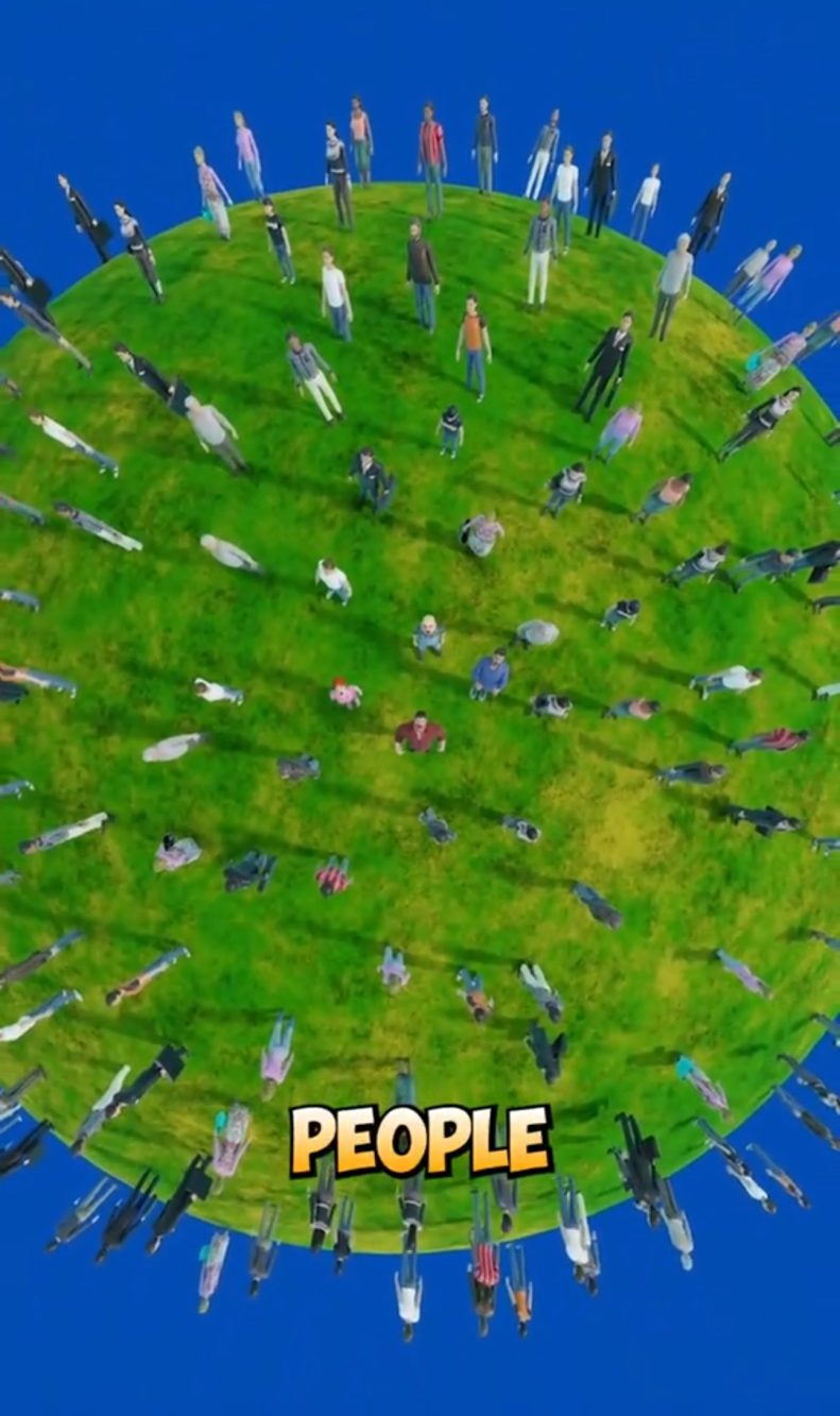 L'animazione di Popular Science su cosa succerebbe se 8 miliardi di persone urlassero nello stesso momento