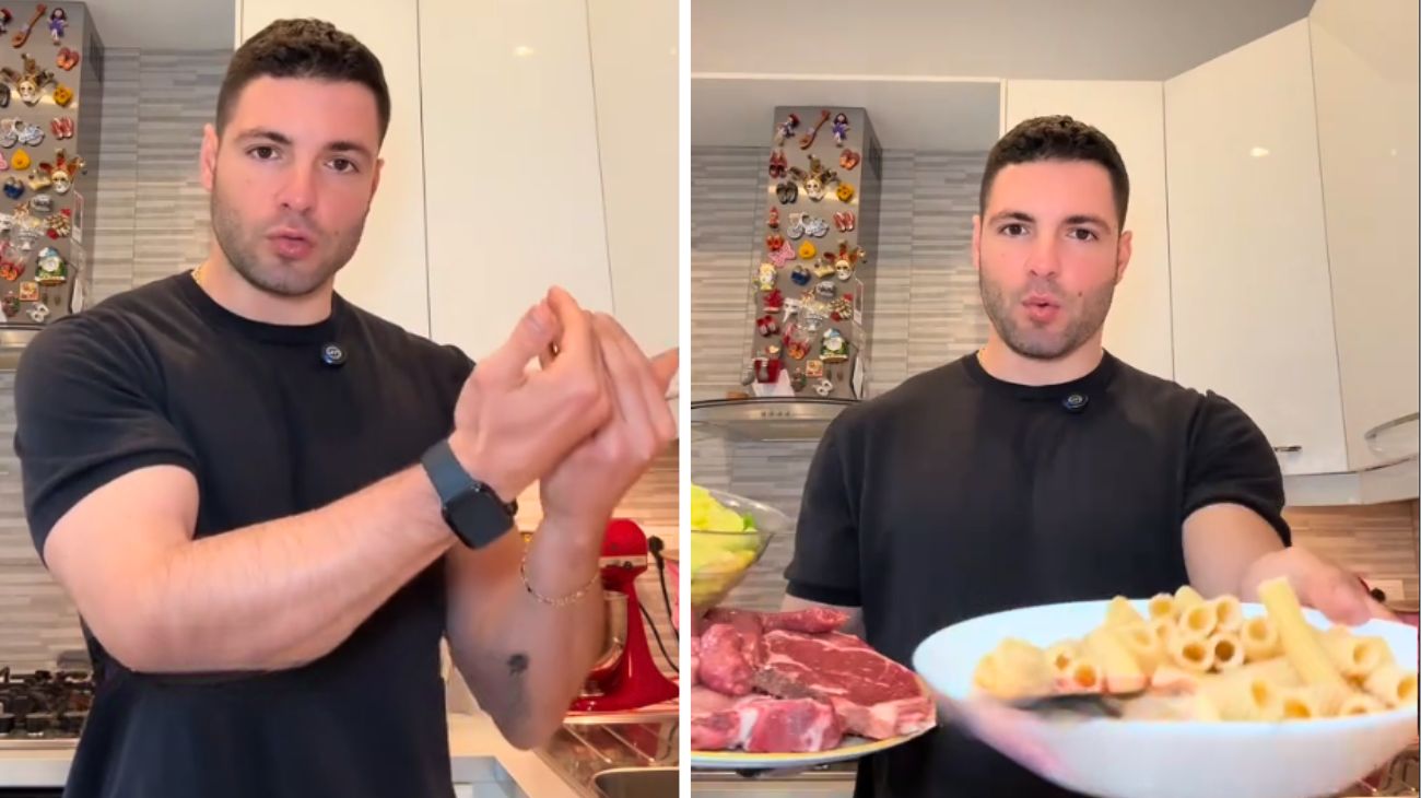 Dal profilo social Scarparo, ordine alimenti