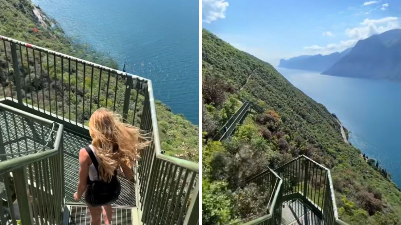 Profilo Chiara discovering, sentiero Lago di Garda