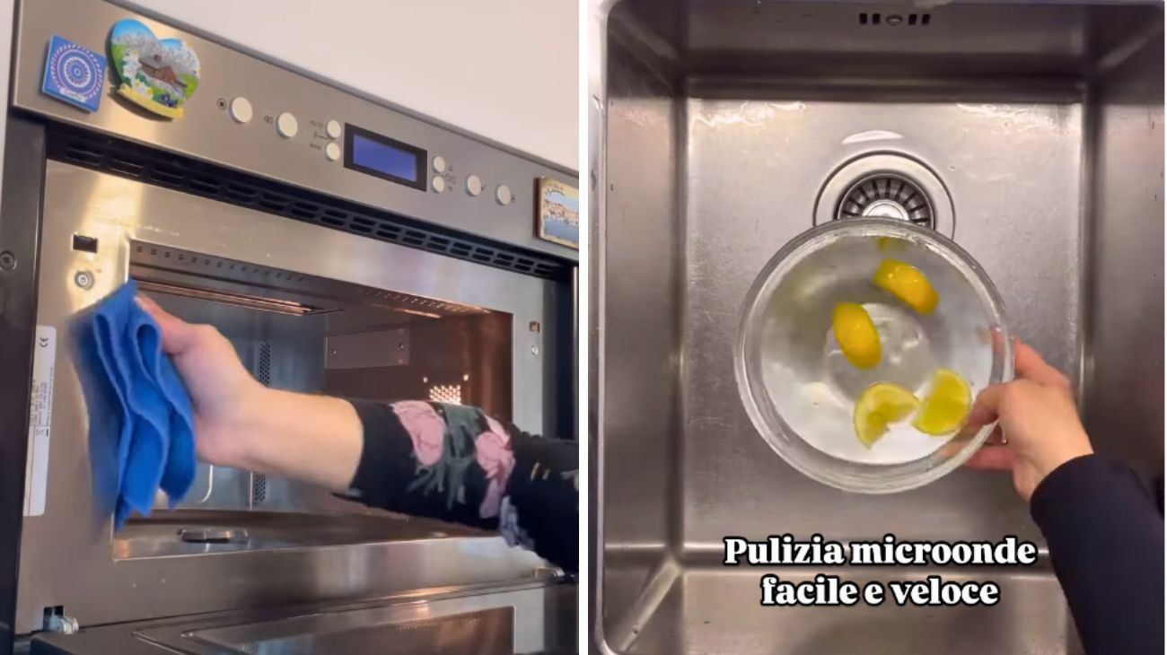 Pulire il microonde