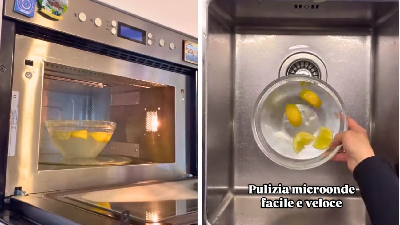 Pulire il microonde