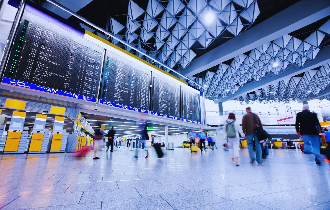 Un aeroporto come tanti.