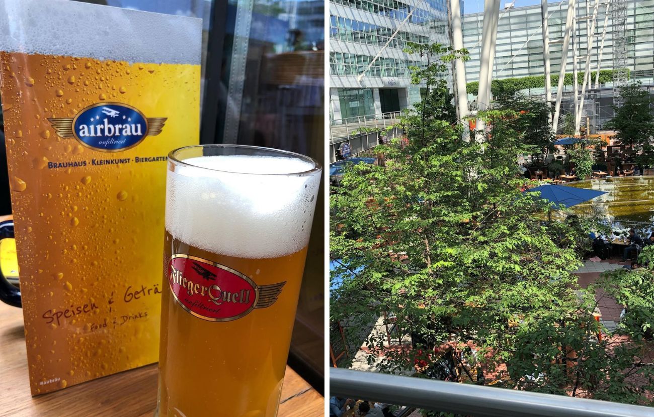 La birreria artigianale vanta anche un Garten (giardino), perfetto per i mesi estivi e primaverili.