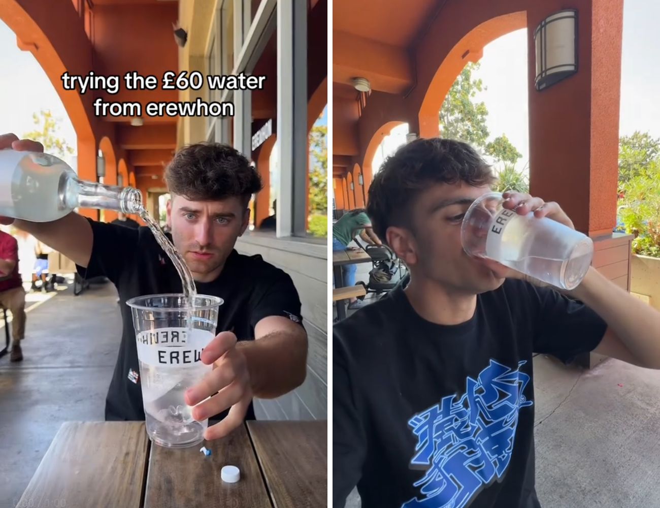 Carmie Sellitto ha provato la bottiglia d'acqua più costosa al mondo (25£ + 35£ di ghiaccio).