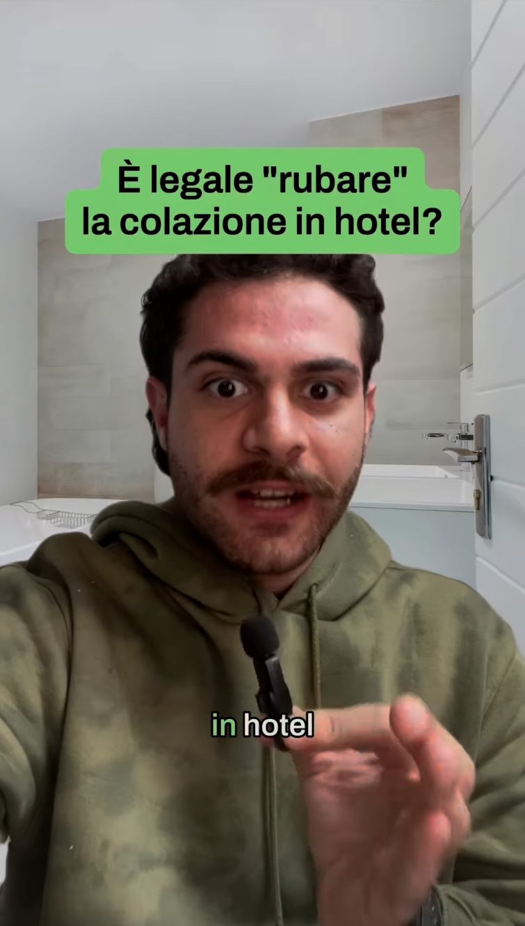 L'esperto di legge ha risposto alla domanda: si può portare via cibo dal buffet della colazione in albergo?