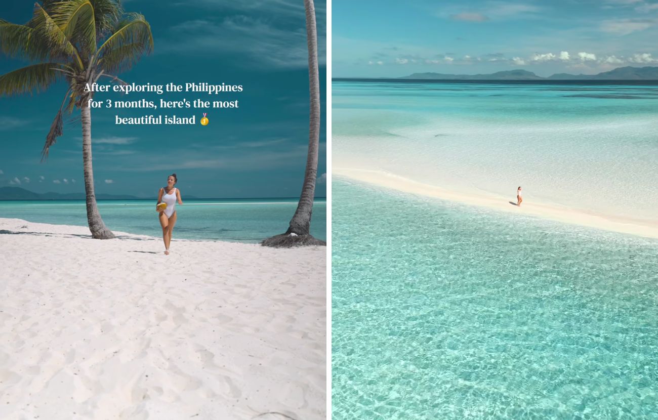 La content creator ha eletto quest'angolo di Filippine come la sua "isola preferita".
