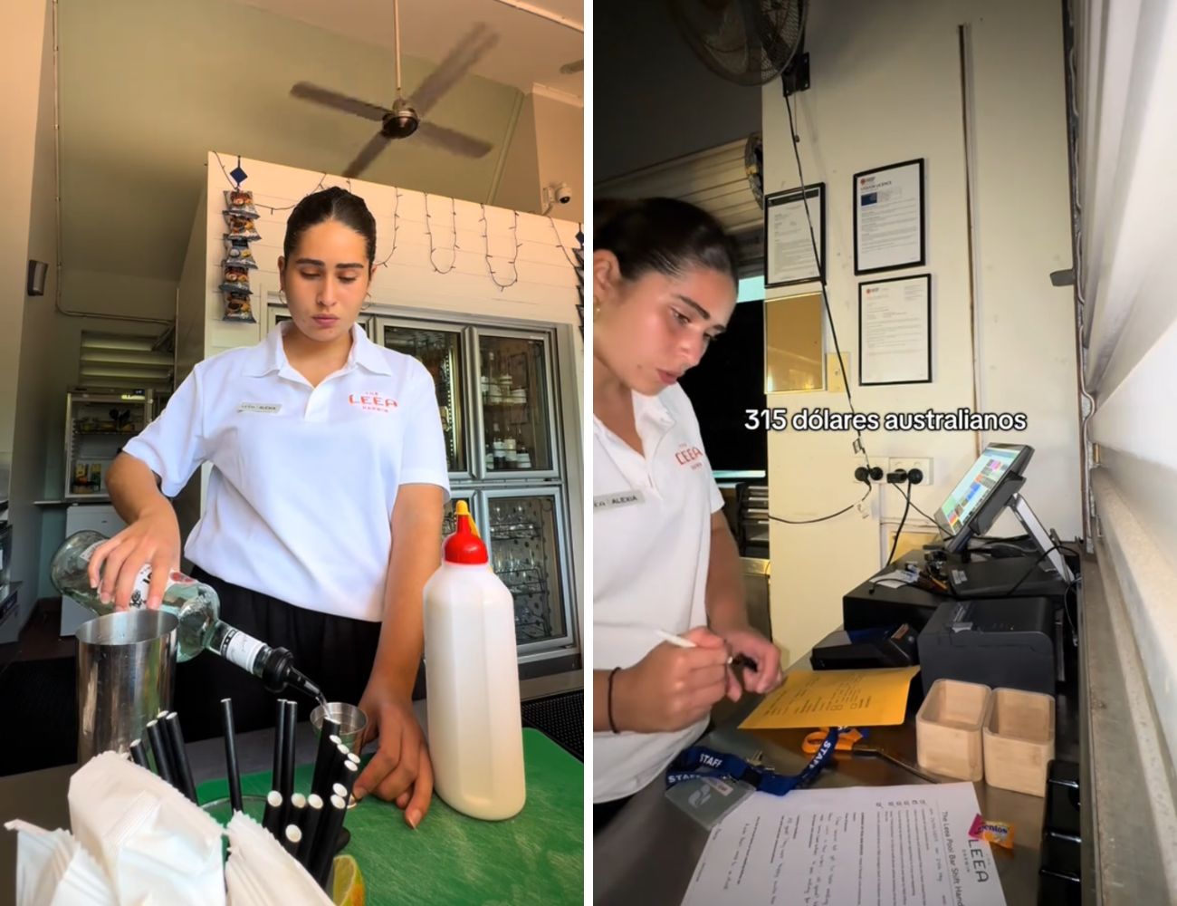 In Australia gestire l'angolo bar di un resort privato permette di guadagnare 45$ l'ora le domeniche e i giorni festivi.