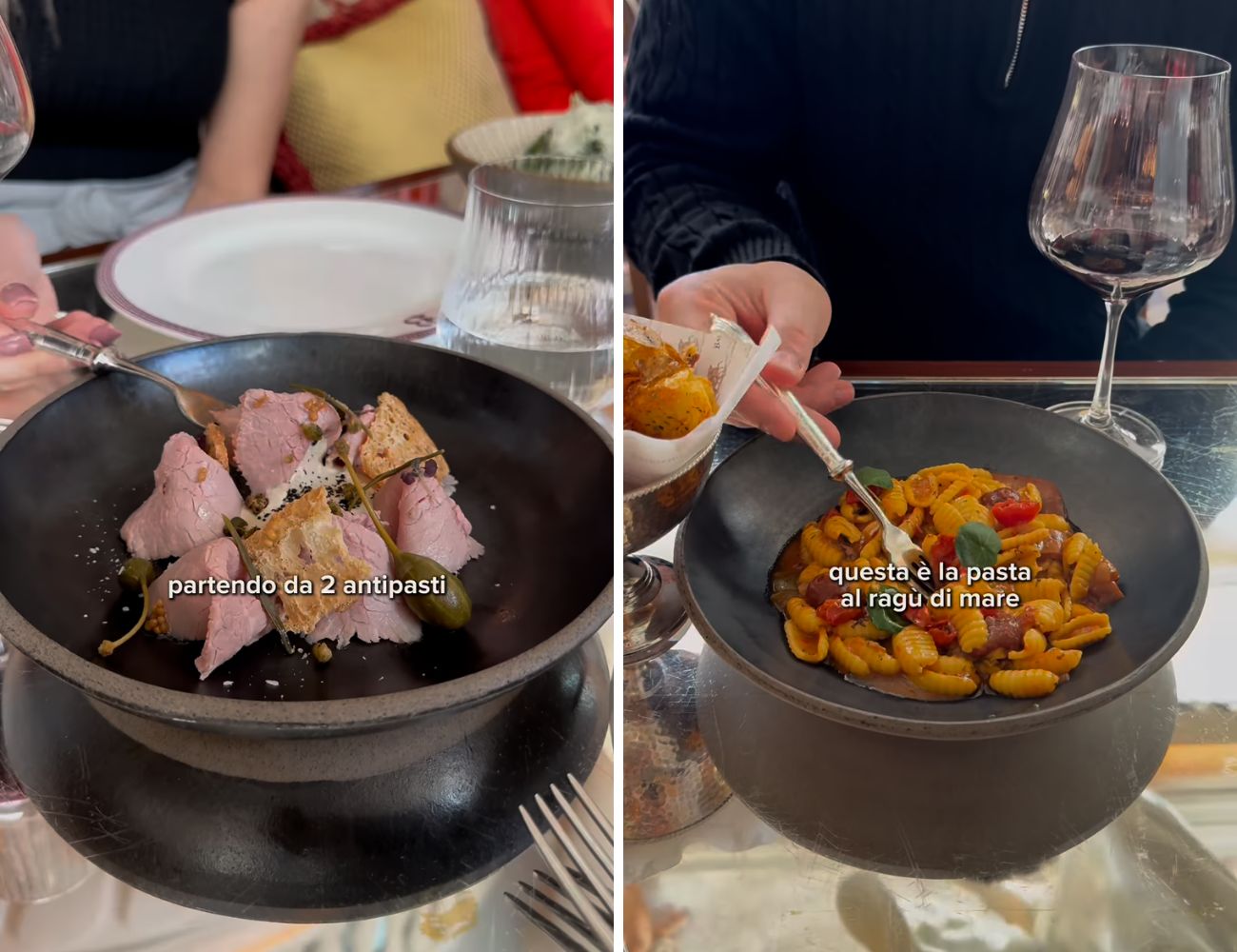 Il vitello tonnato e il ragù di mare nel ristorante più bello di Londra.