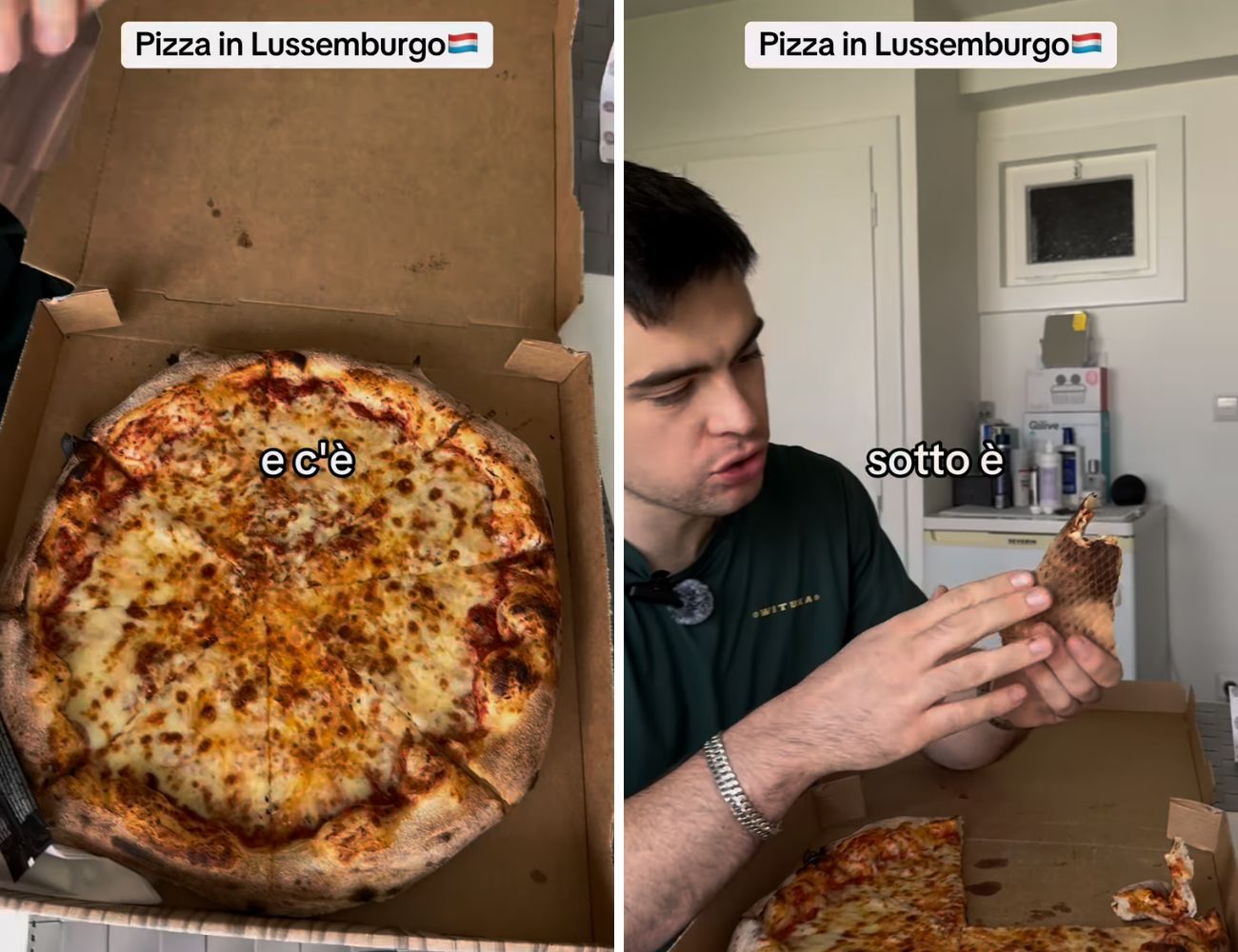 L'aspetto della pizza a Lussemburgo, il paese più ricco del mondo