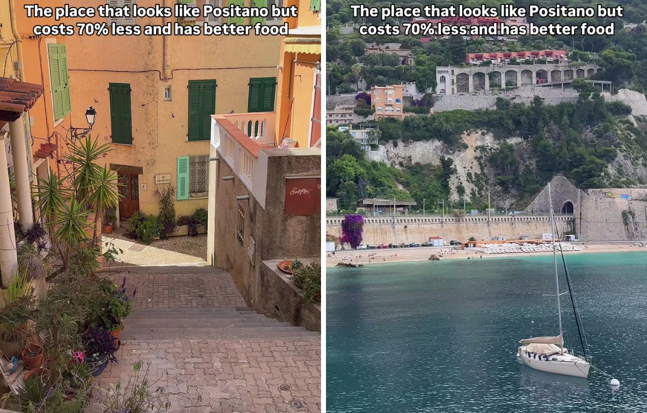 Alcuni scorsi della Positano francese, meno cara rispetto alla perla della Costiera Amalfitana.