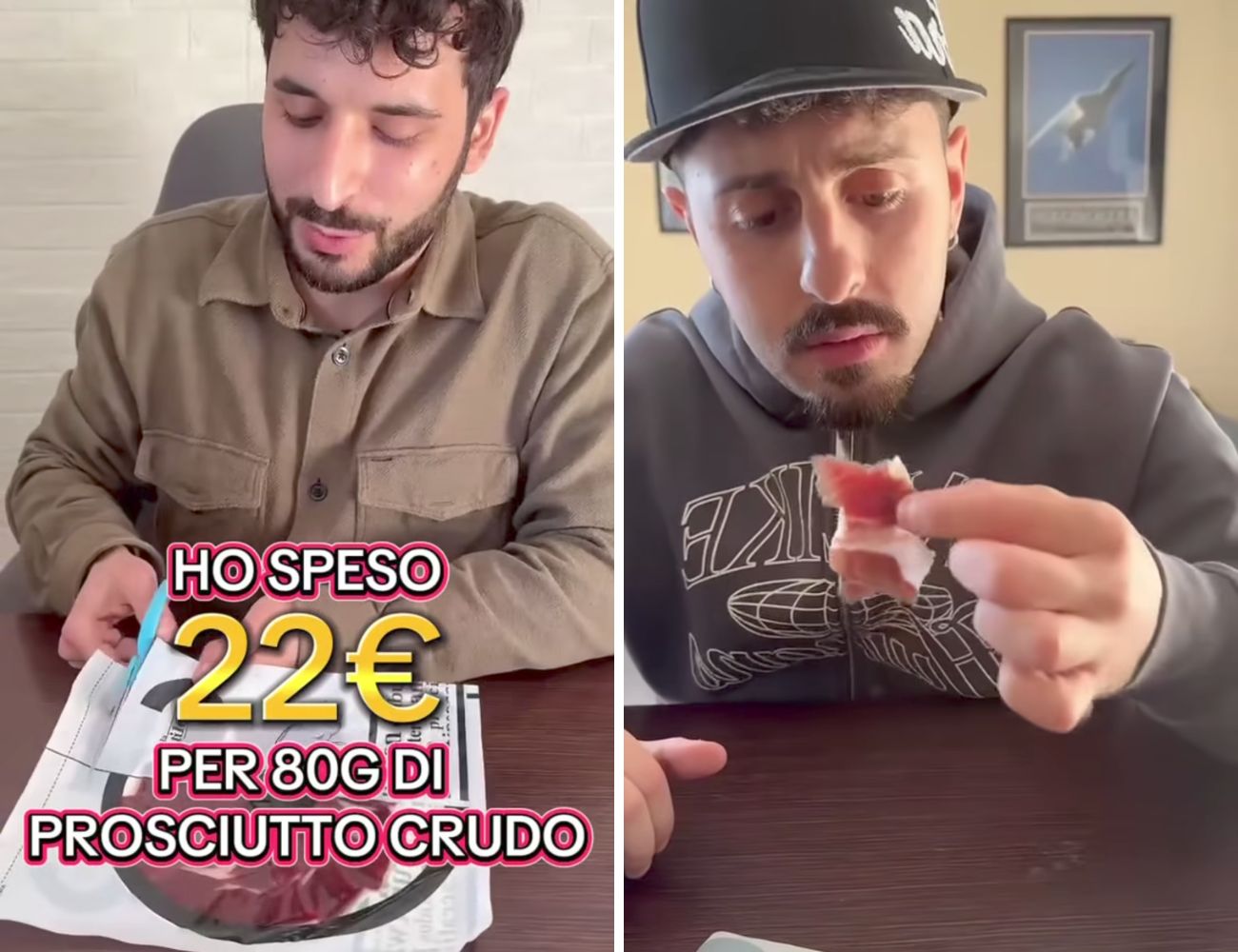 L'esperienza di Giuseppe Amoroso con il prosciutto crudo a 22€