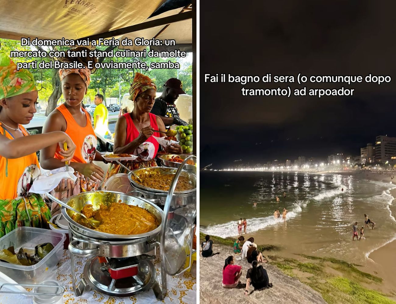 Due dei consigli che ha dato l'italiano residente in Brasile su Rio de Janeiro.