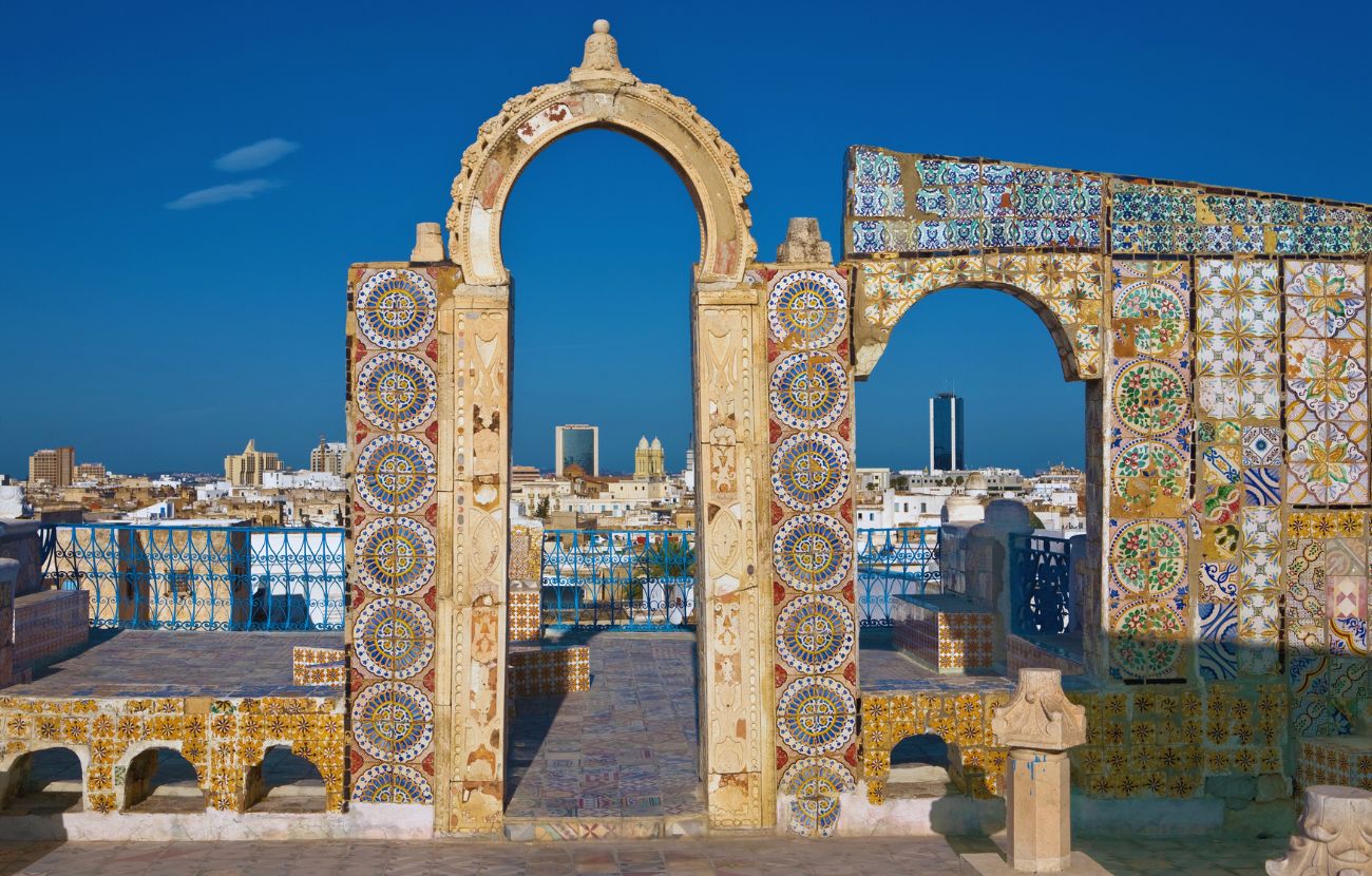 La medina di Tunisi urla "arte nordafricana"