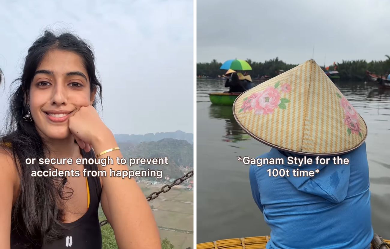 Il giro sulle barchette a forma di noce di cocco è una trappola per turisti, secondo l'influencer.