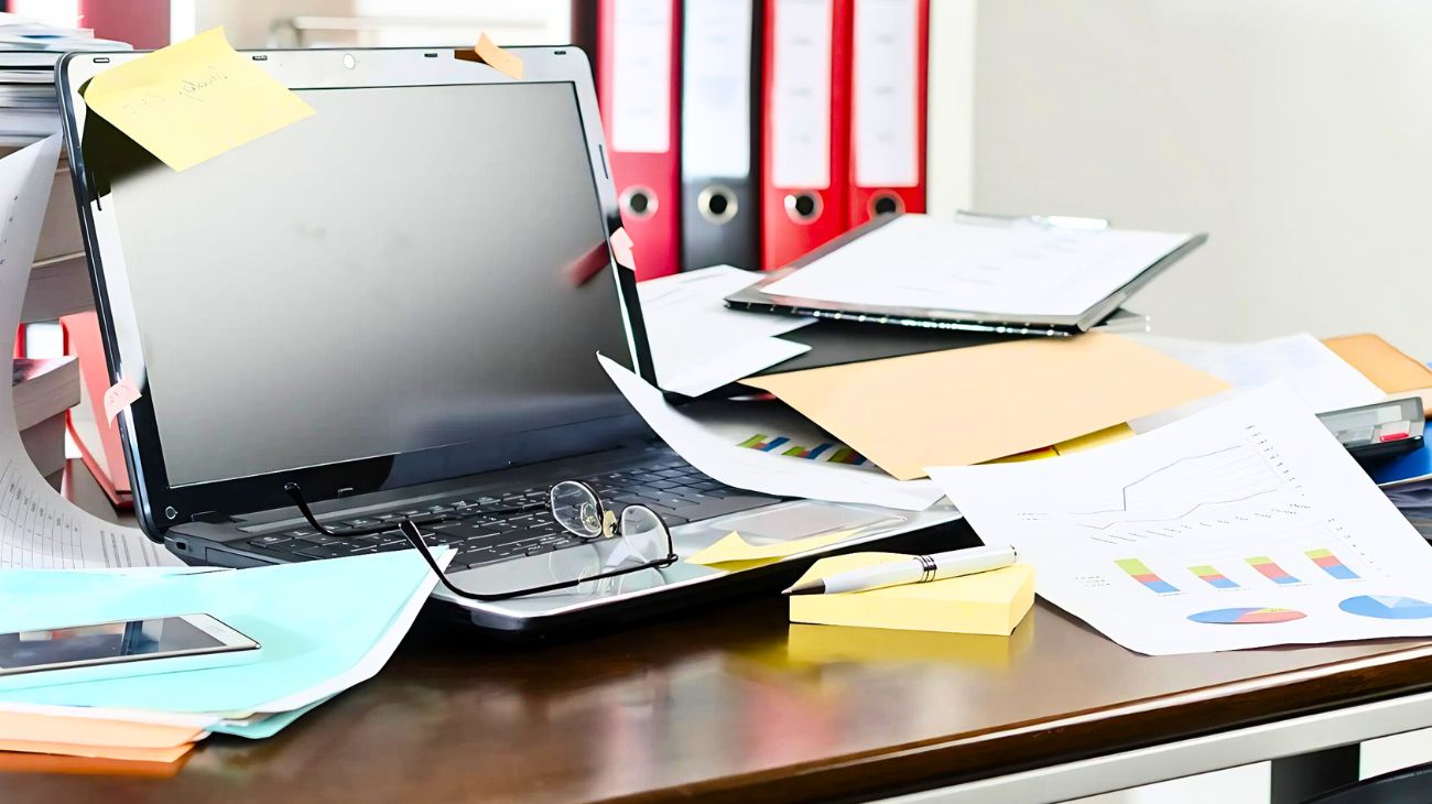 Caos sulla scrivania