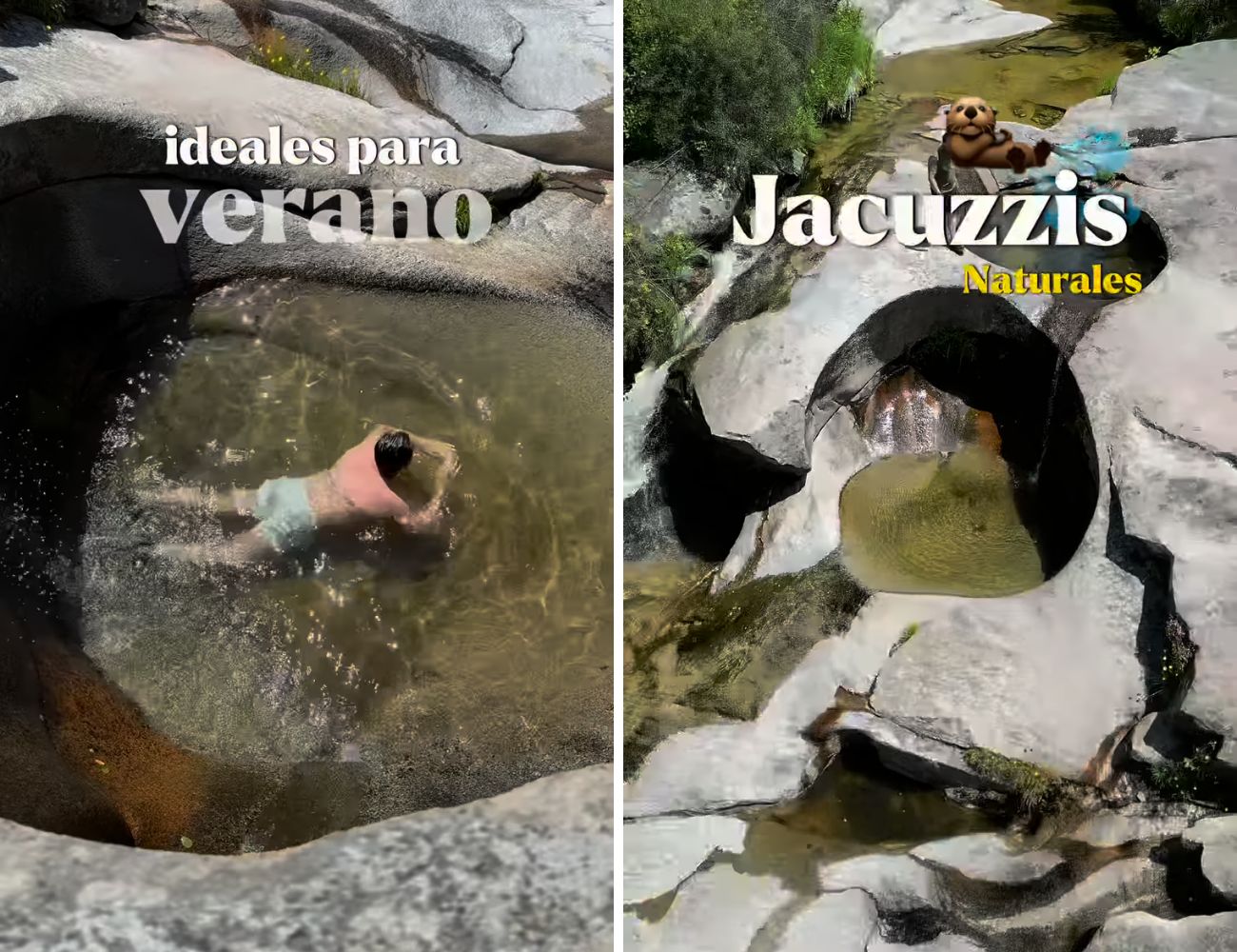 Queste 'Jacuzzi naturali' sono una grande attrazione naturalistica nel cuore della Spagna.