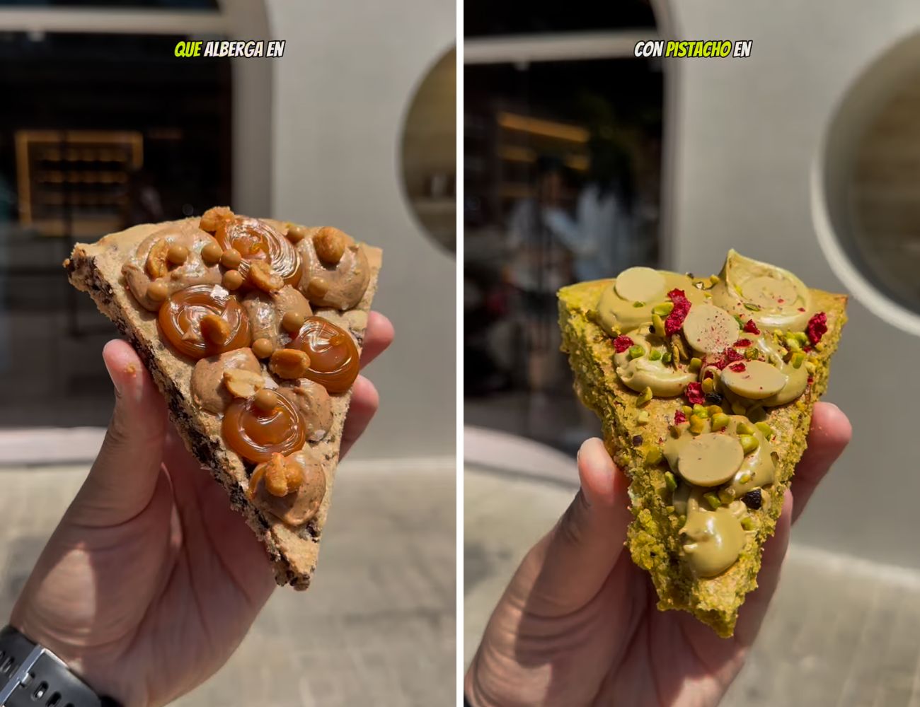 Uno dei pezzi forti del museo dei croissant è la "pizza" dolce.