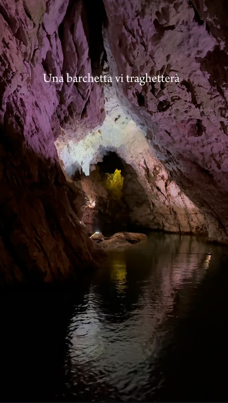 Uno scorcio delle grotte di Pertosa