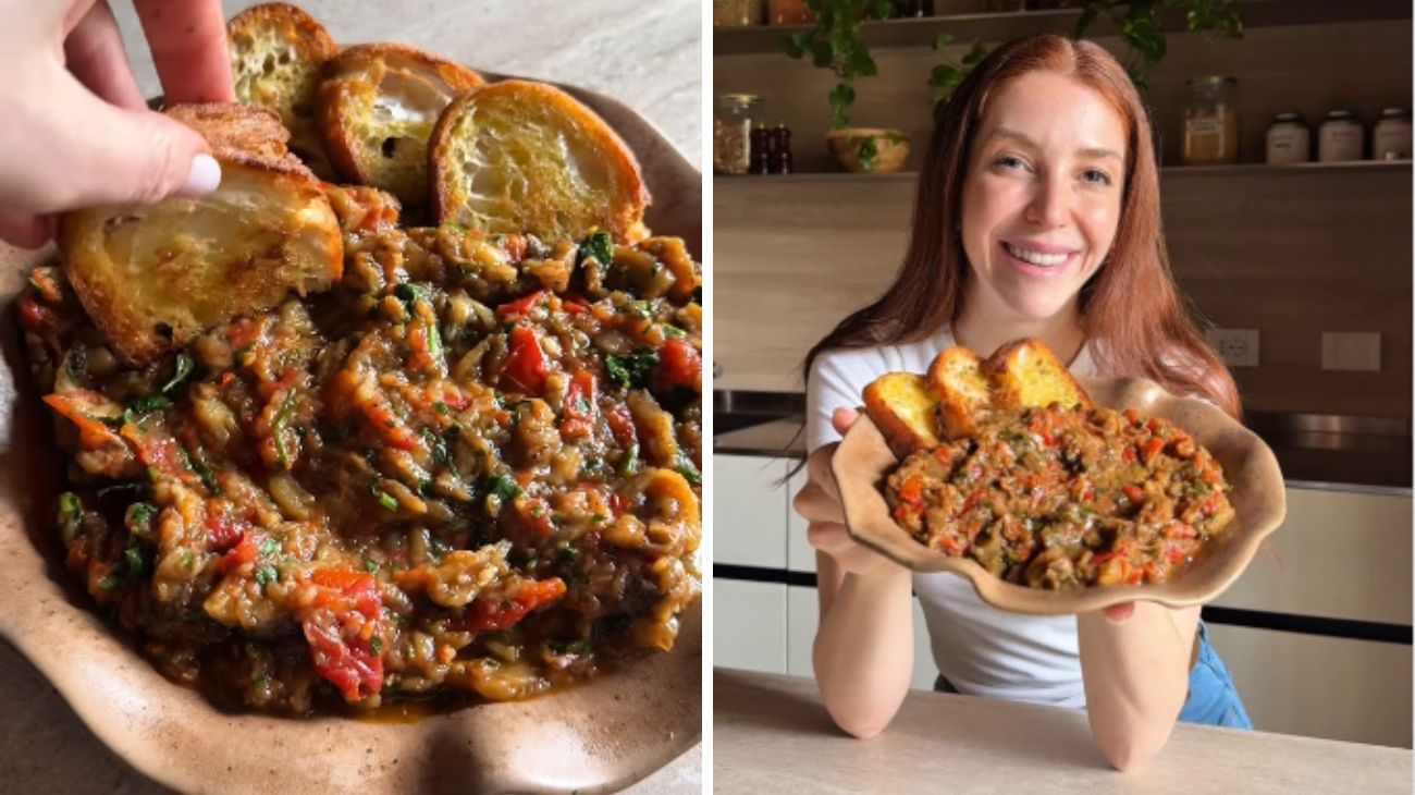 crema di melanzane e pomodori