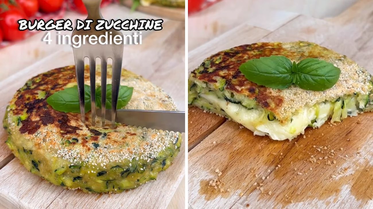 Burger di zucchine