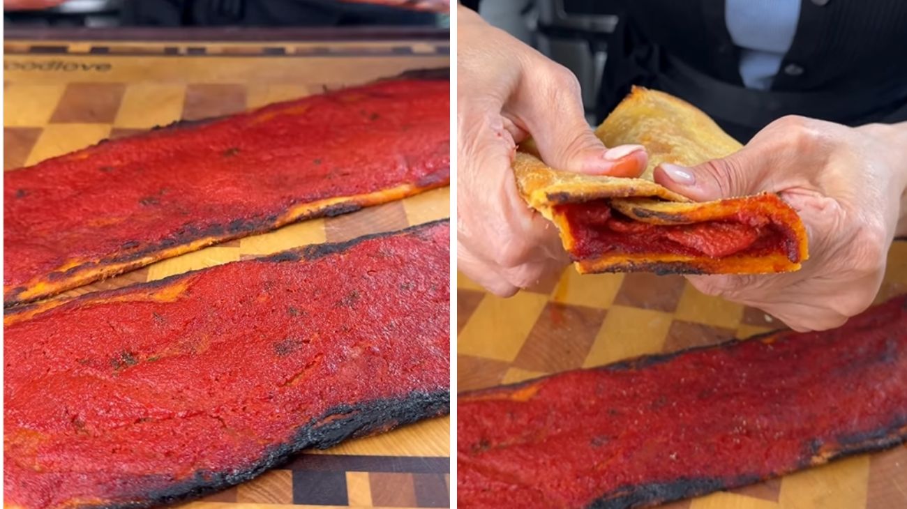 Lingue di pizza rossa