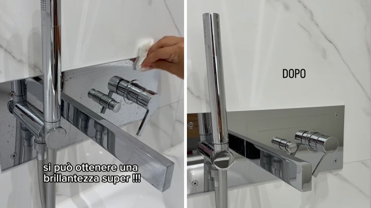 Pulizia rubinetti