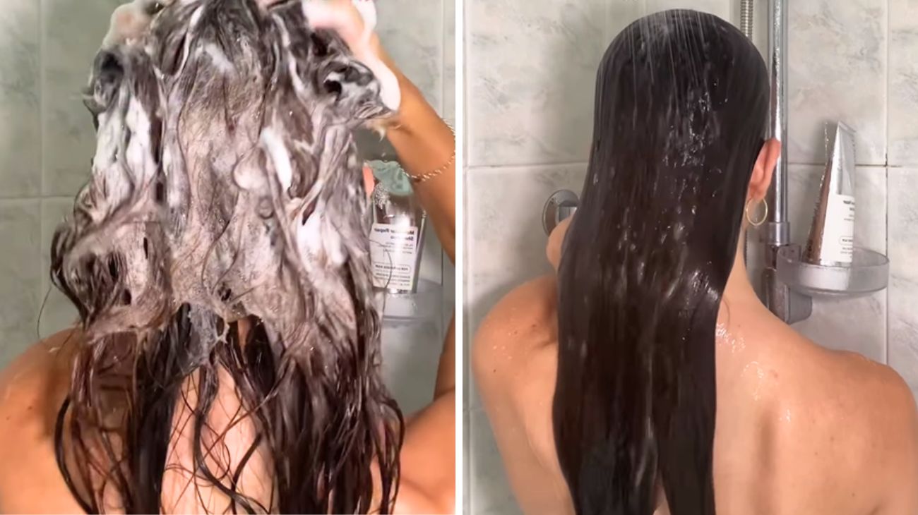 lavaggio dei capelli