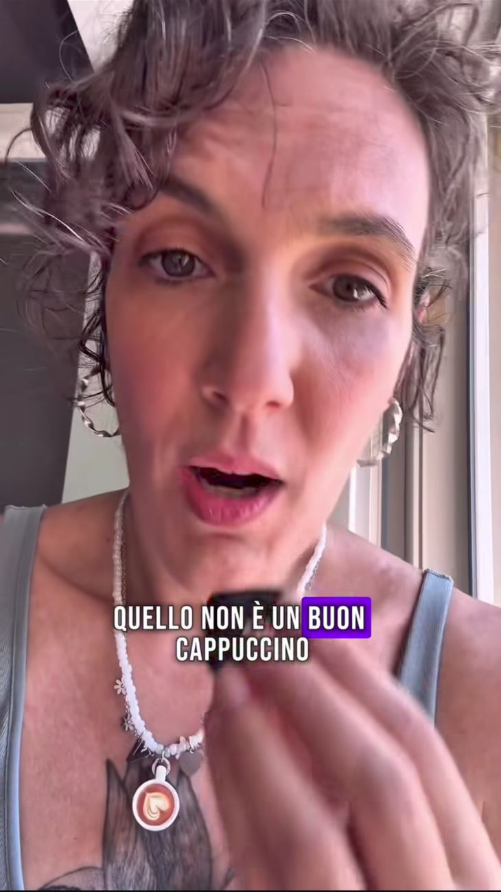 L'esperta ha spiegato che se un cappuccino è ricco di bolle, non è una buona bevanda.