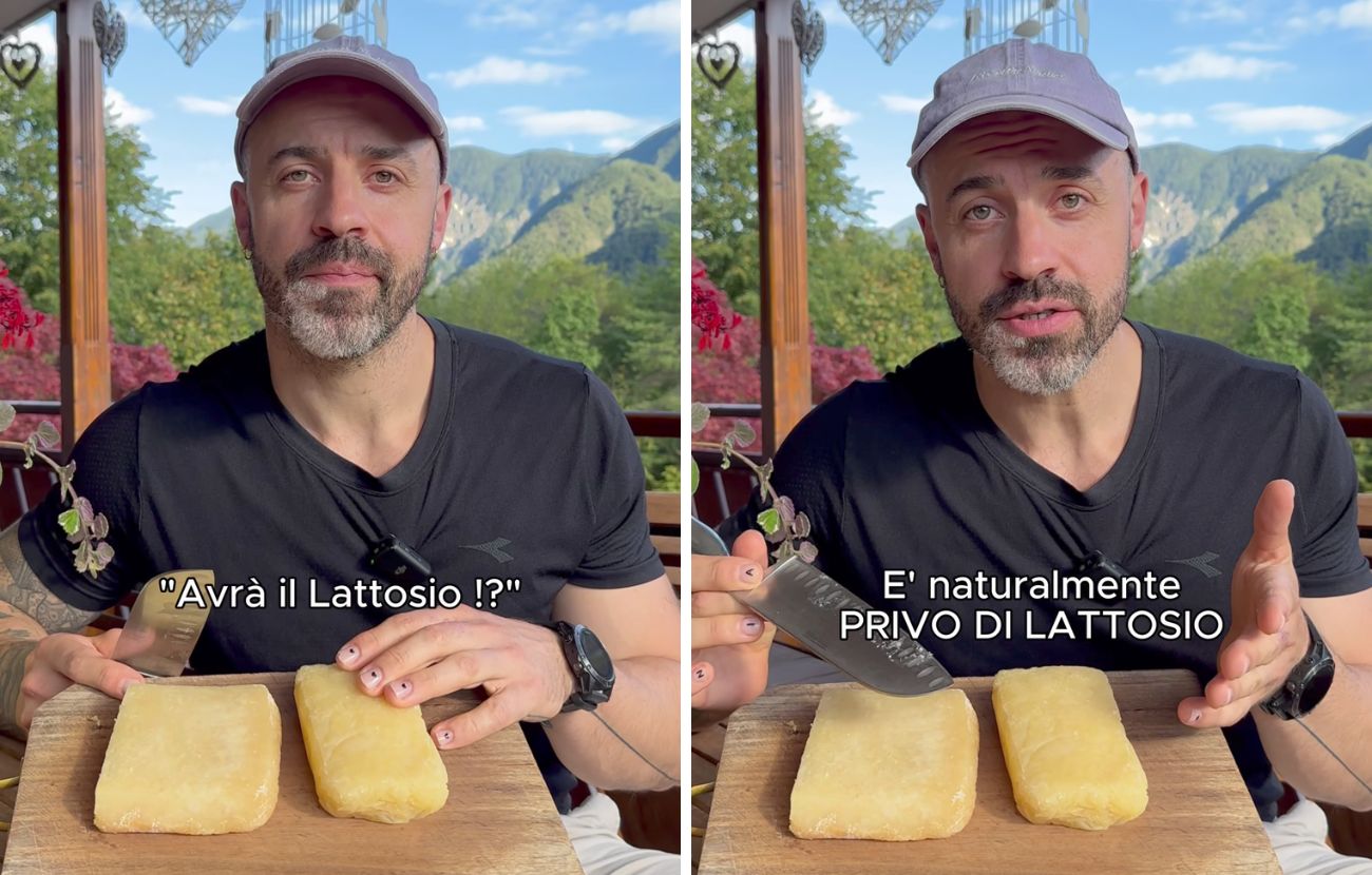 Questo formaggio altoatesino è naturalmente privo di lattosio, oltre ad avere una quantità irrisoria di grassi.