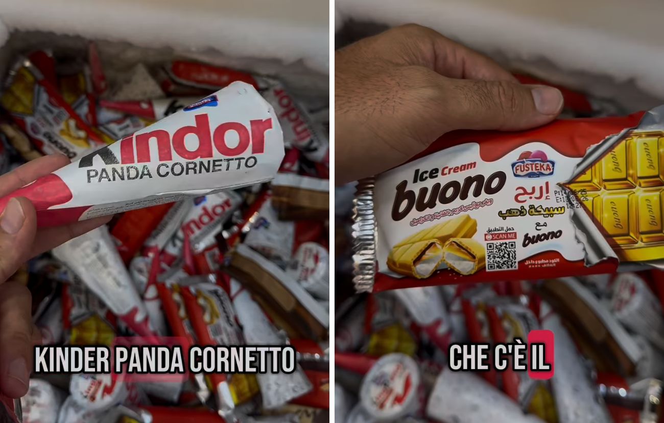 Meglio il 'Kindor Panda Cornetto' o il 'Buono'? A voi la scelta.