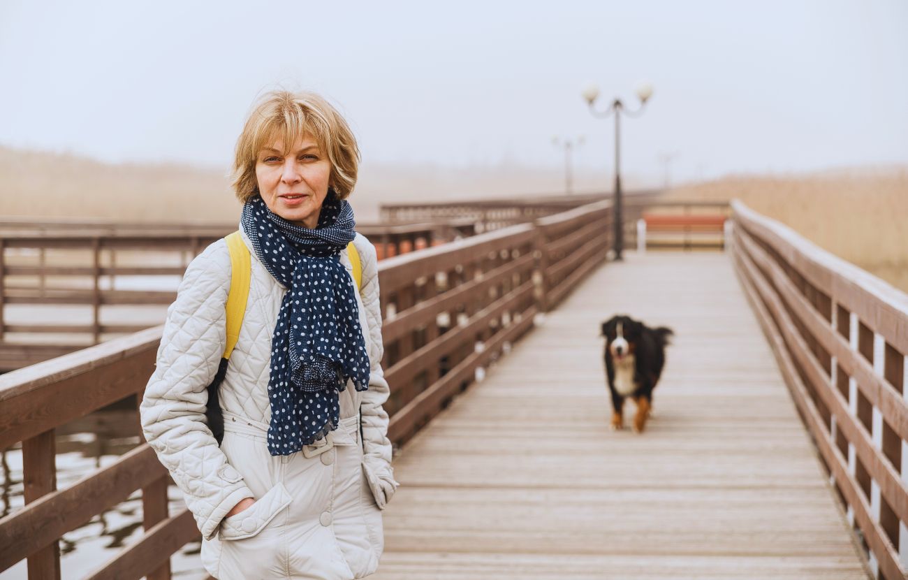 Avere la compagnia di un cane, invecchiando, è fondamentale.
