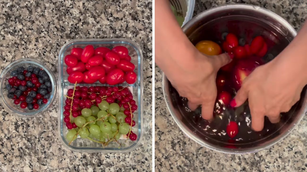 lavare frutta e verdura