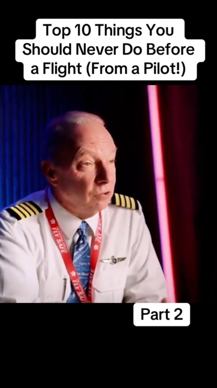 Il pilota ha condiviso alcune azioni da non svolgere mai in aereo, una di queste è toccare la parte del sedile che contiene le riviste