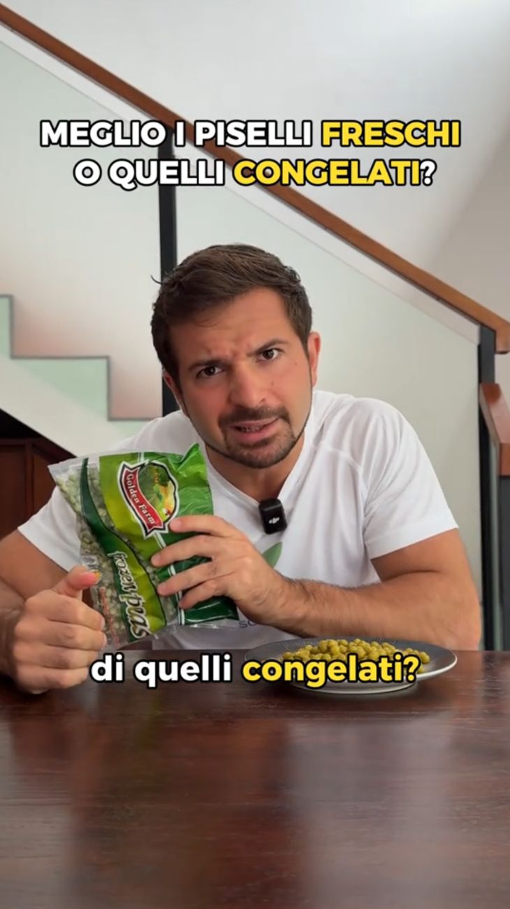 Sciaudone ha suggerito di non sottovalutare i piselli congelati