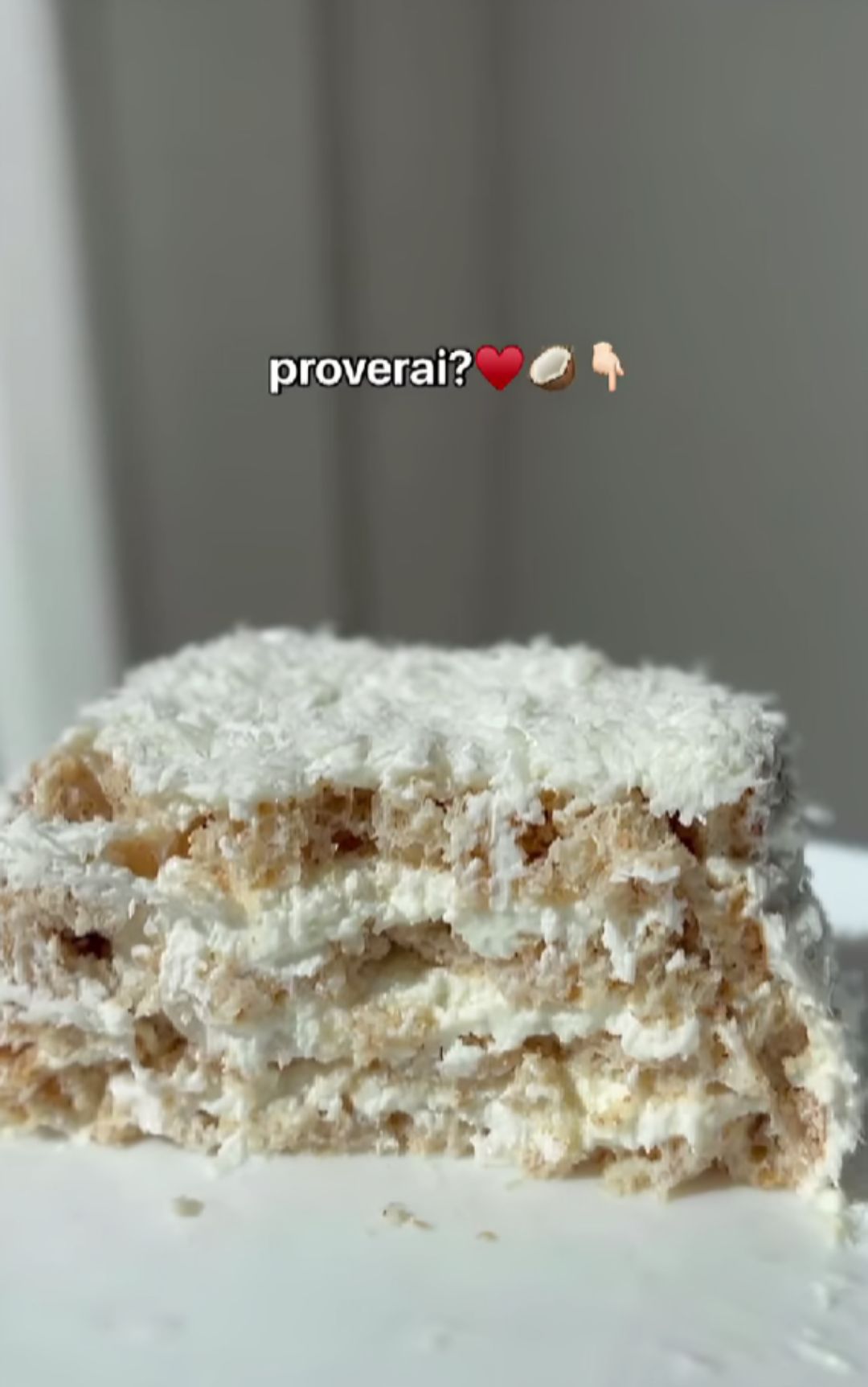 tiramisù cocco dieta