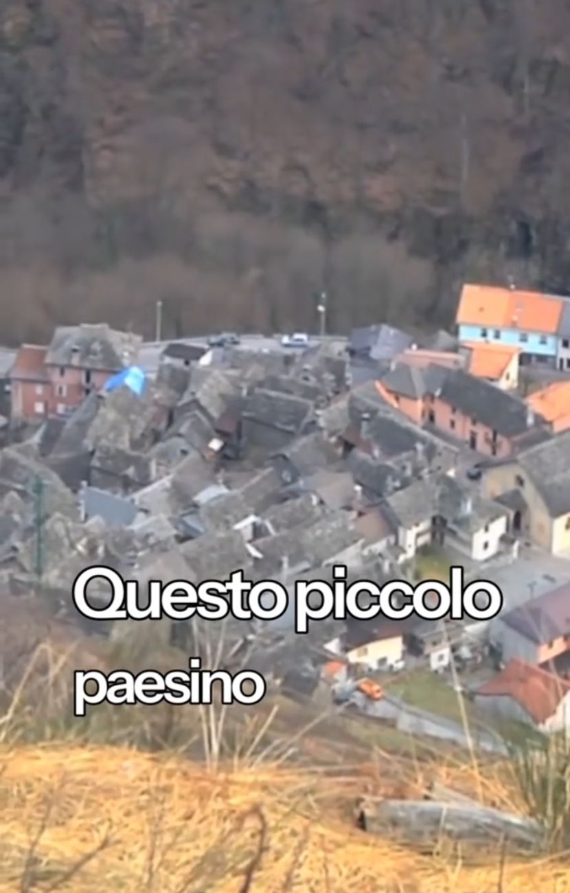 Viganella vista dall'alto, il borgo senza sole (diretto) per 83 giorni
