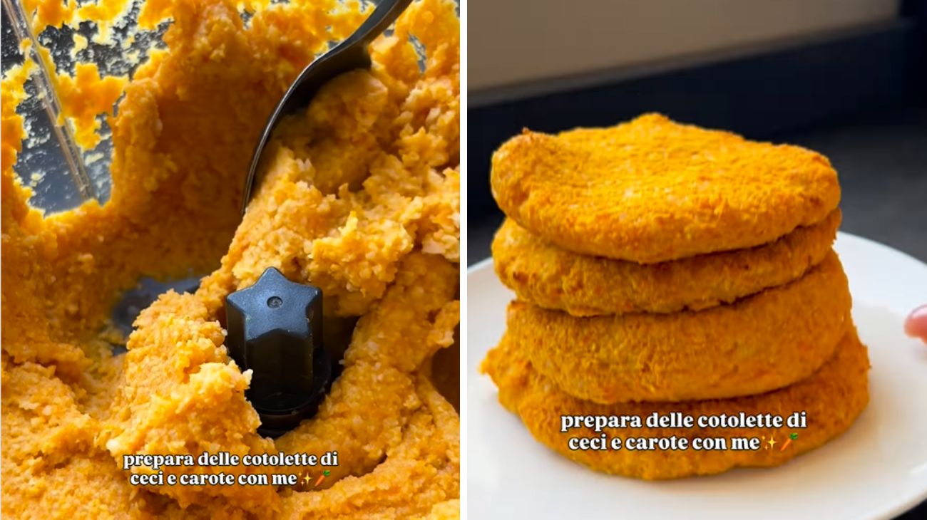 Cotolette ceci e carote