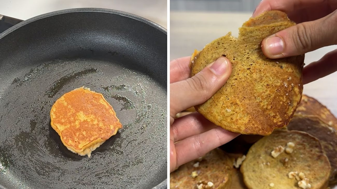 Pancake carote e banana