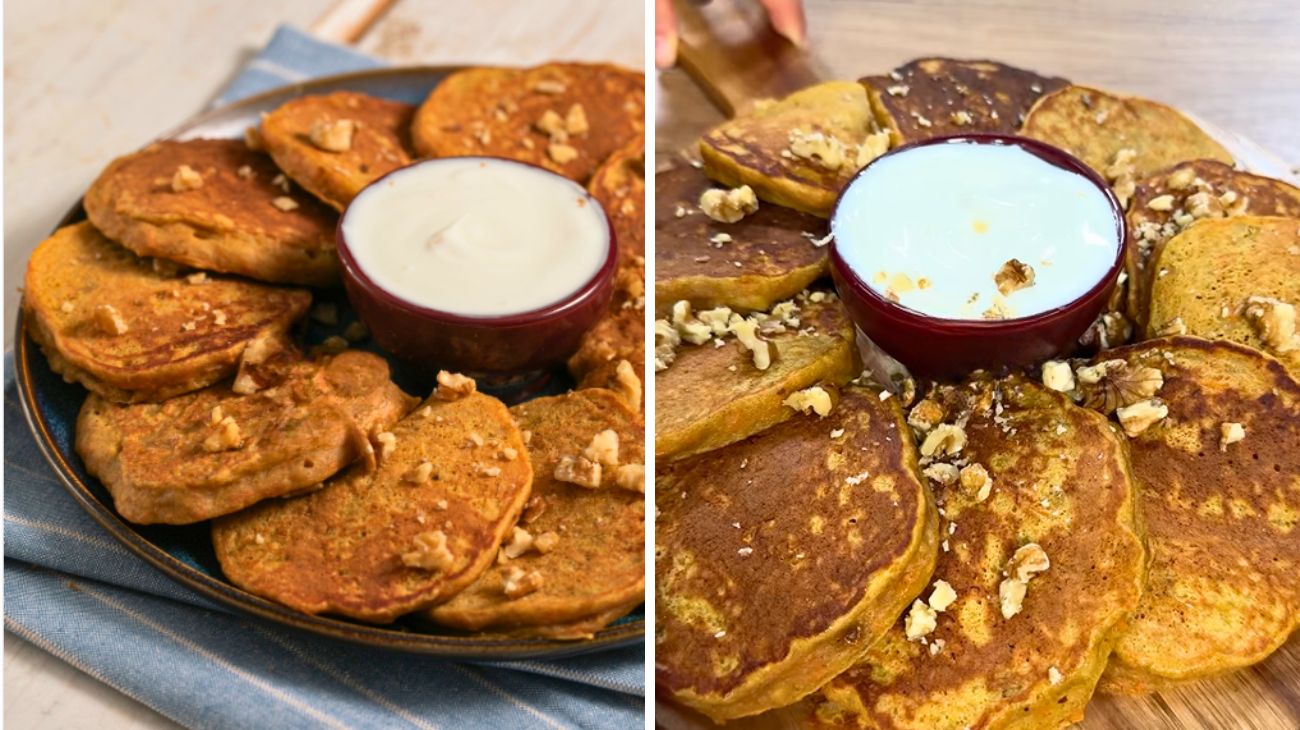 Pancake carote e banana