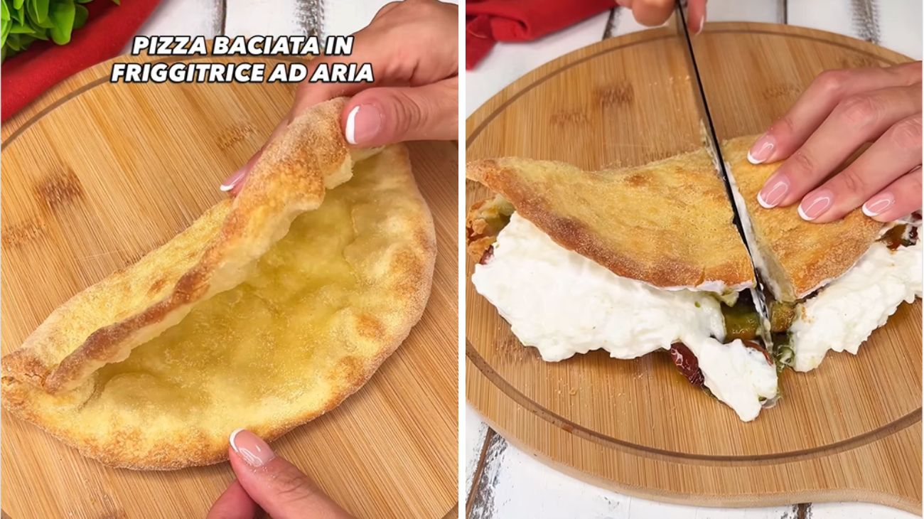 Pizza baciata