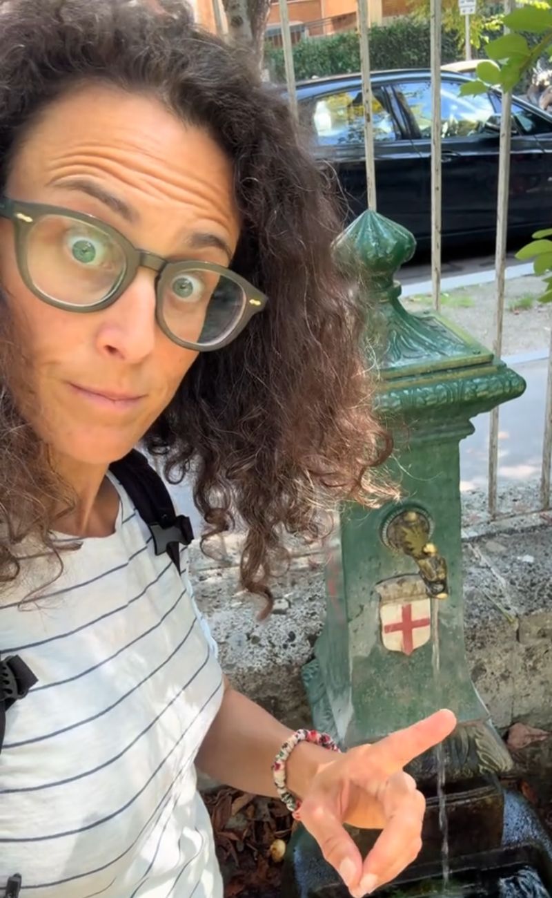 L'acqua delle fontantine 'attive' 24 ore su 24 non va sprecata.