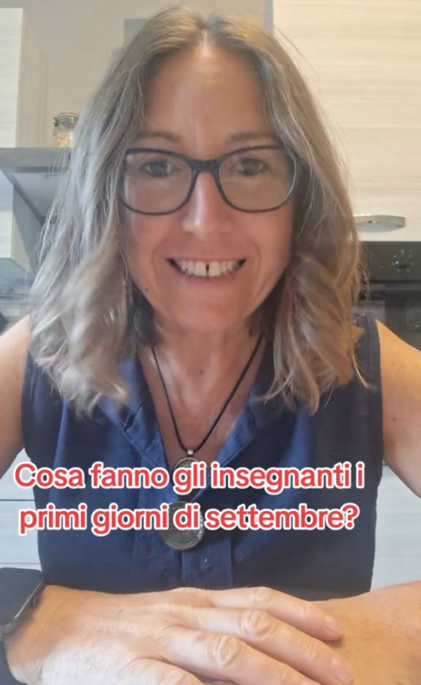 L'insegnante ha spiegato cosa fanno lei e i suoi colleghi nei primi giorni di settembre, in assenza di alunni.