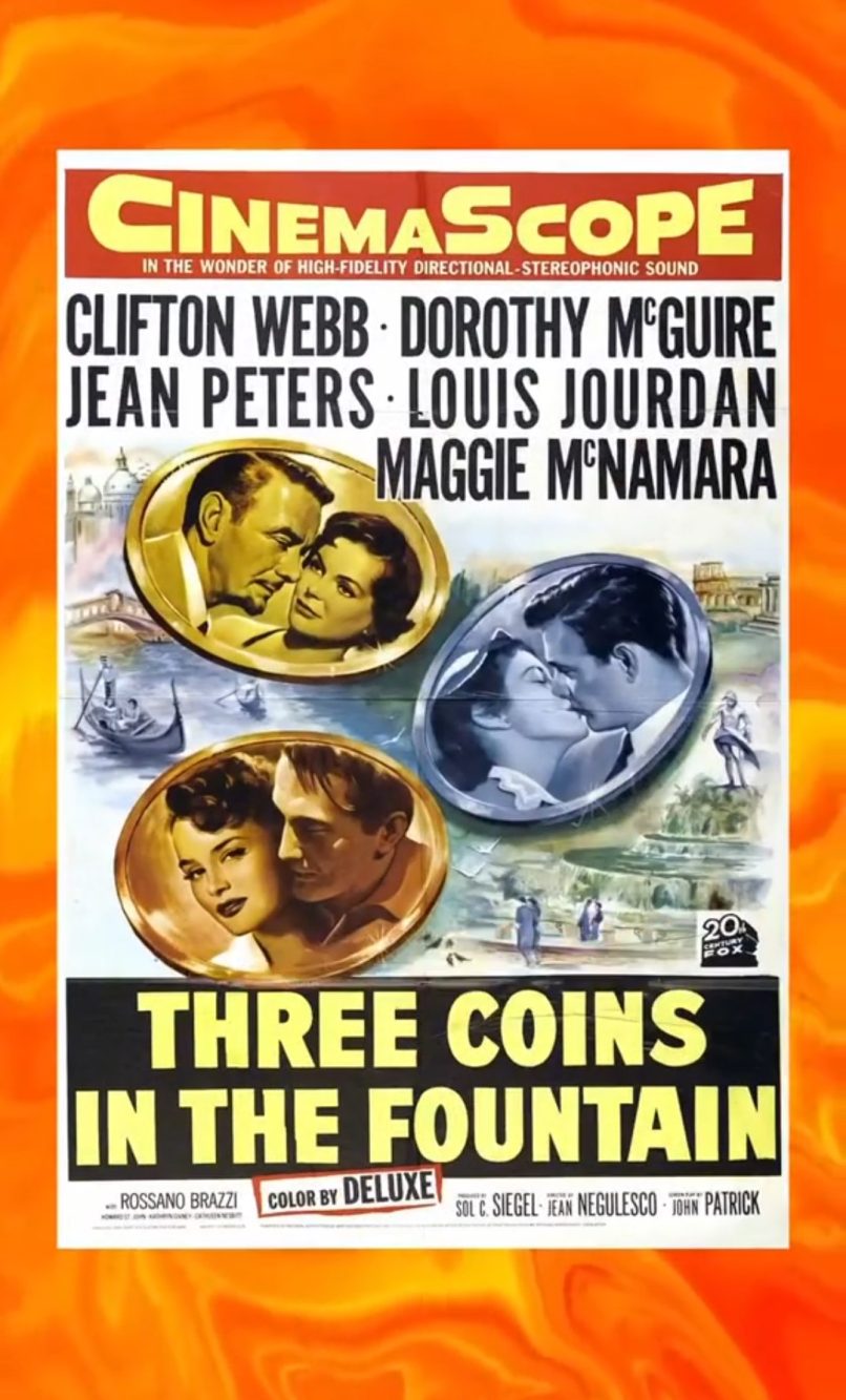 Questo è il film americano che ha dato via al rituale delle tre monetine nella Fontana di Trevi.
