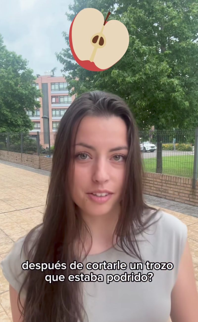 Se hai mangiato un frutto tagliando via la parte marcia, purtroppo, non hai risolto il problema.