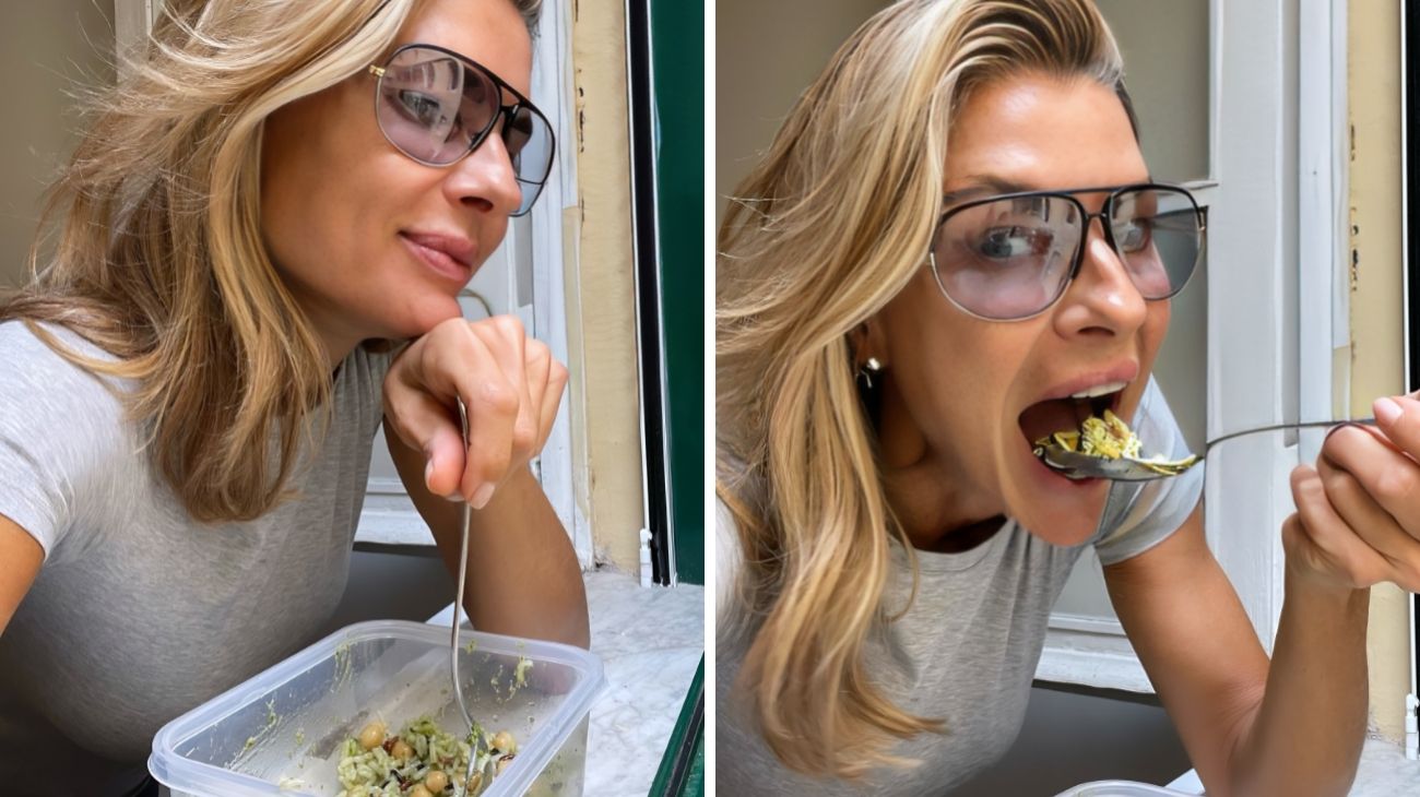 martina colombari insalata