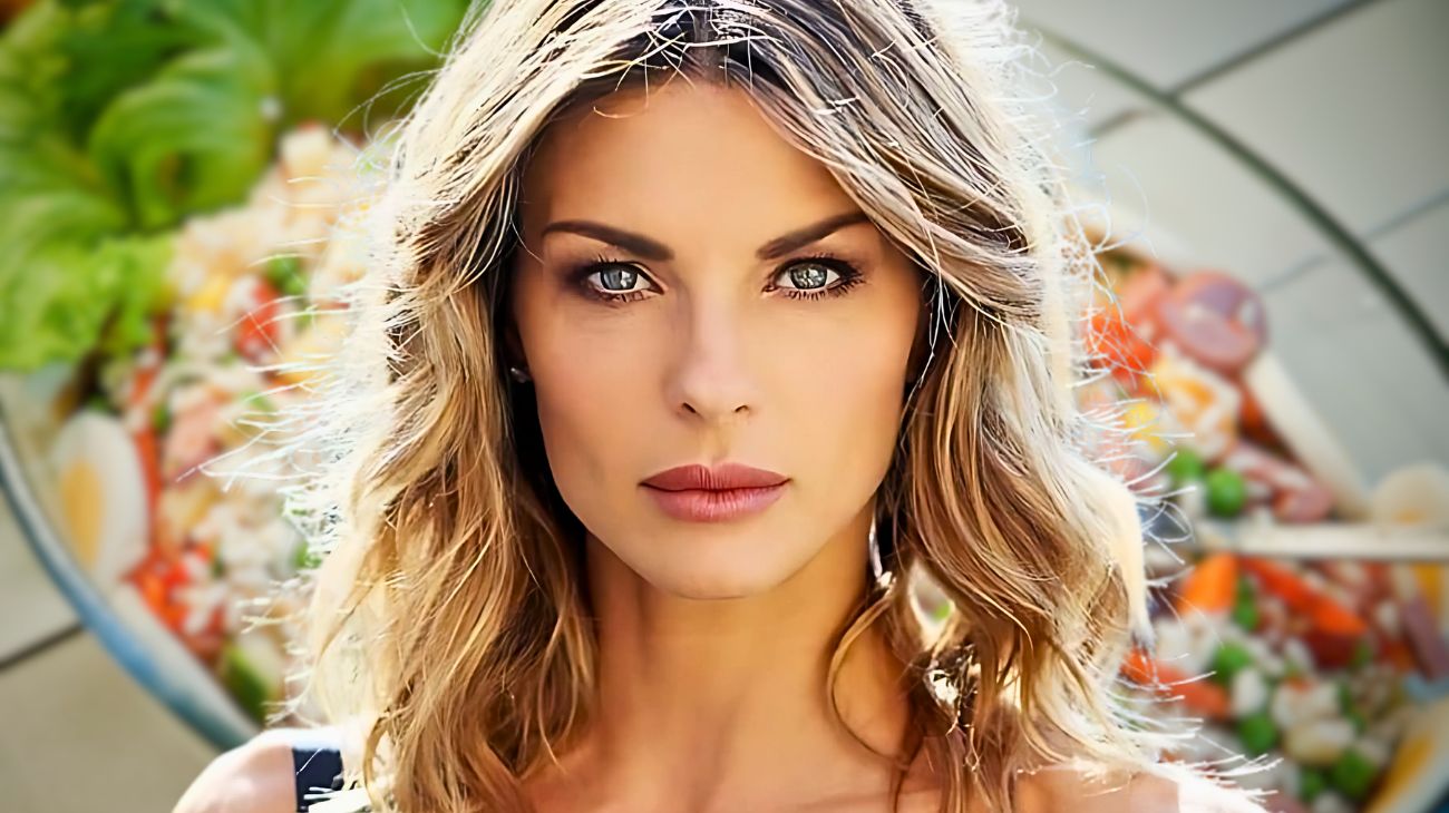 martina colombari insalata