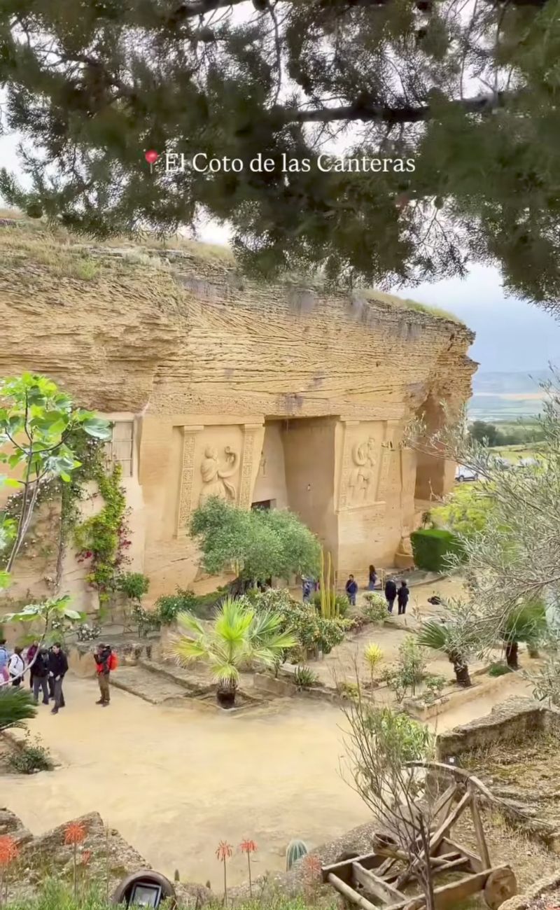 Uno scorcio di El Coto de las Canteras, soprannominata "la Petra di Spagna".