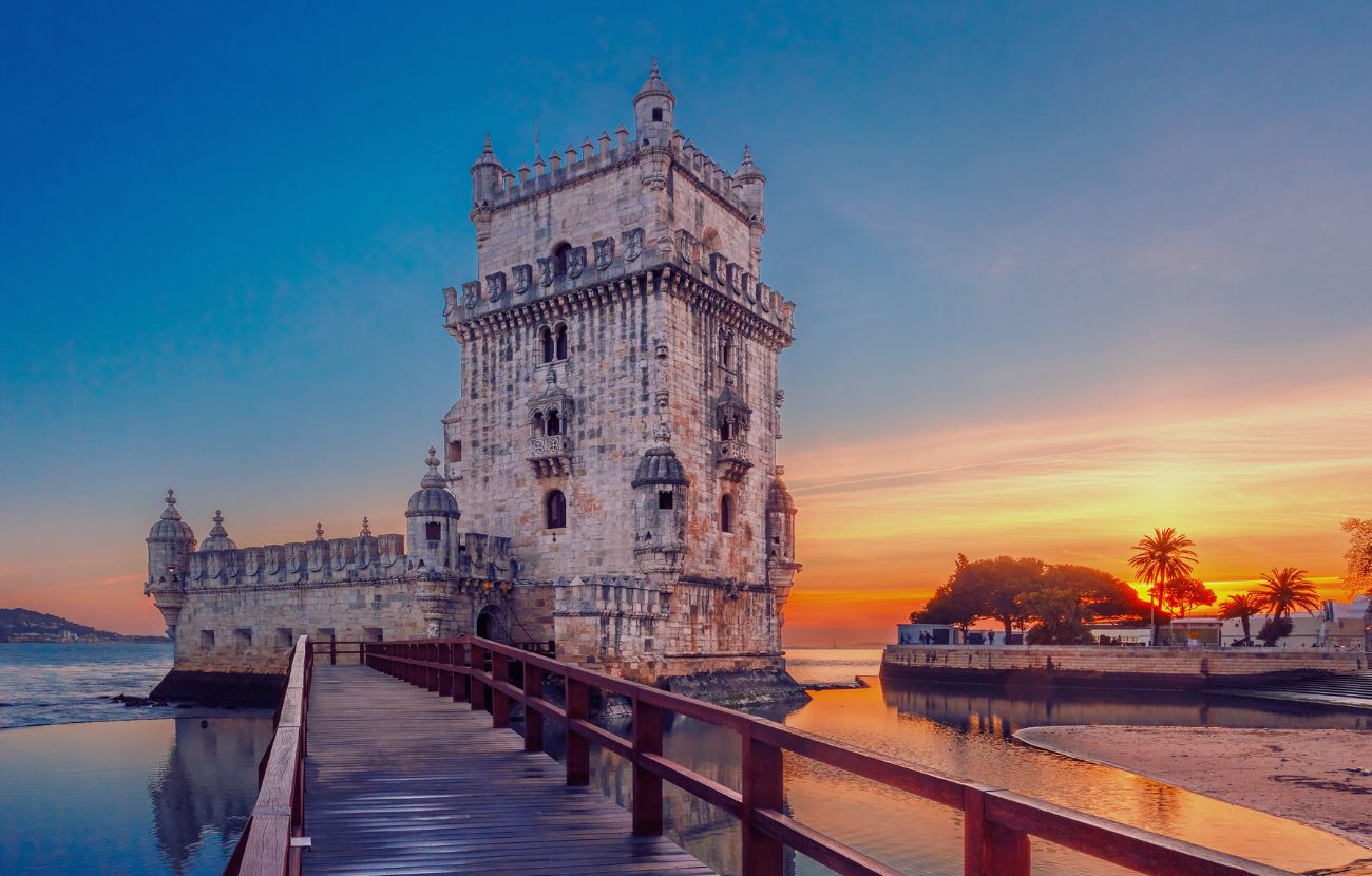 La Torre di Belem, uno dei simboli di Lisbona.