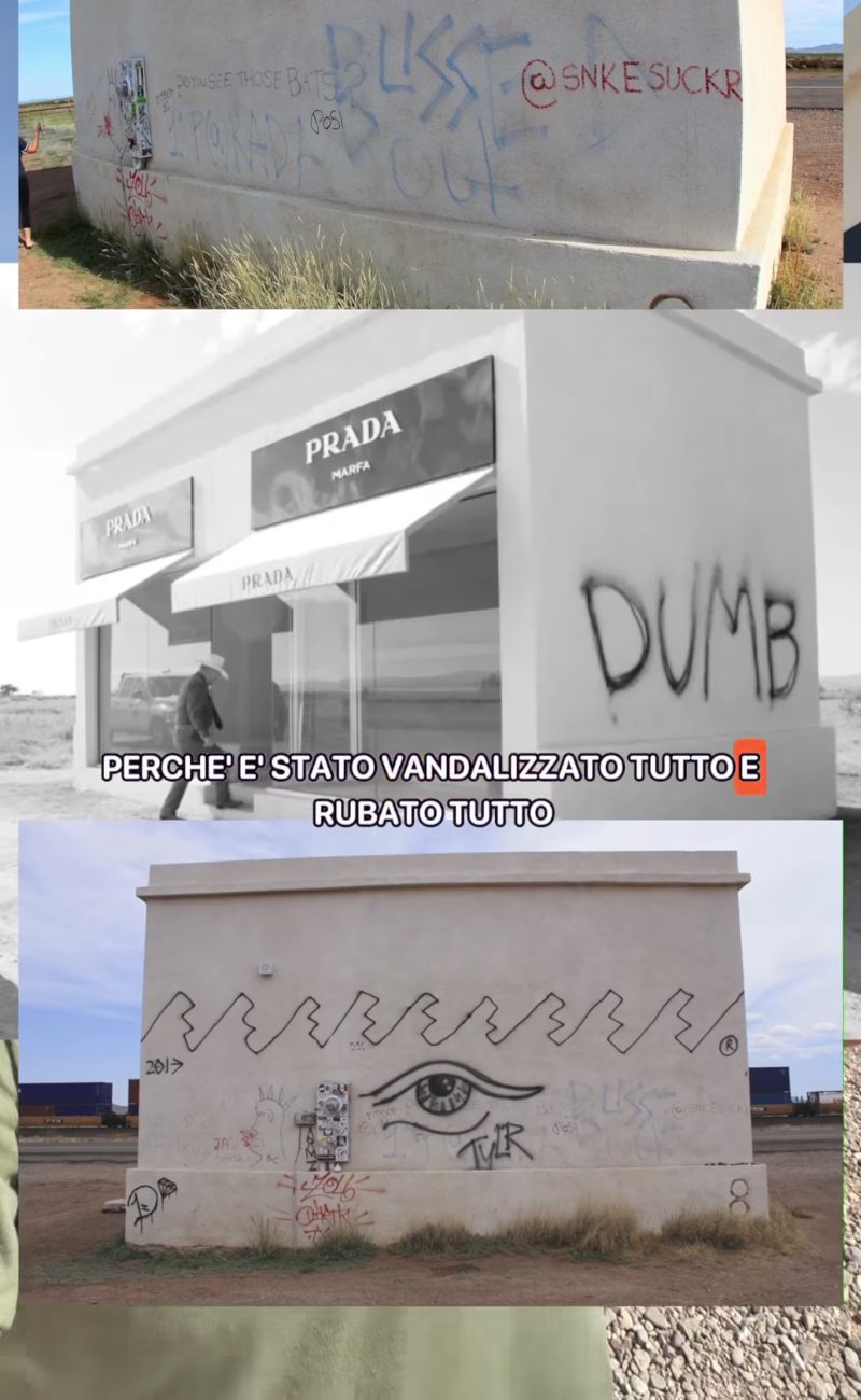 Poche ore dopo l'inaugurazione, il negozio fu saccheggiato, danneggiato e sporcato.